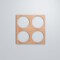 Ekena Millwork Medium Wembley Decorative Fretwork Wood Wall Panels, Cherry, 15 3/8"W x 15 3/8"H x 3/8"T WALW16X16X0375WEMCH - alternate 6